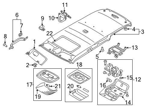 Handle-Center Pillar Assist Diagram for MR763637