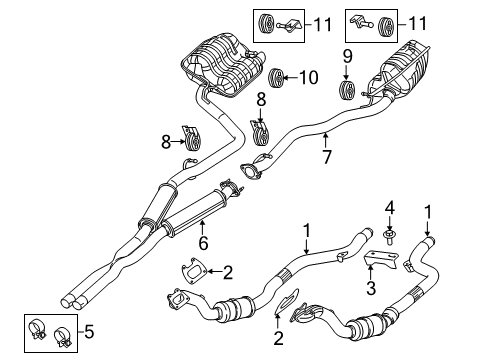 2022 Dodge Charger Exhaust Components Diagram 3