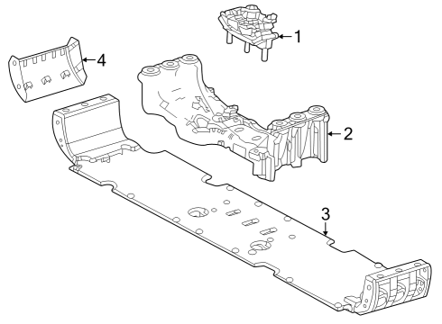 2024 Jeep Grand Cherokee Engine & Trans Mounting Diagram 4