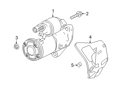 2022 Ram 2500 Starter Diagram 1