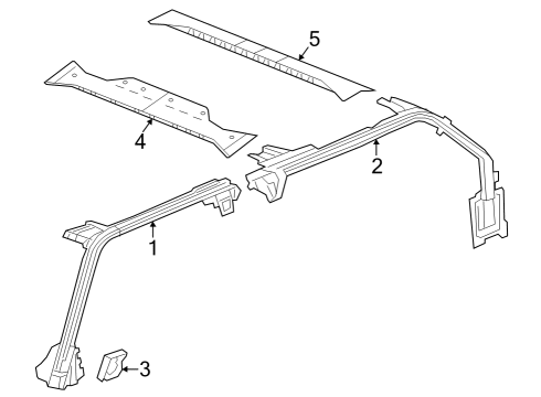 2022 Jeep Wrangler Roll Bar Diagram