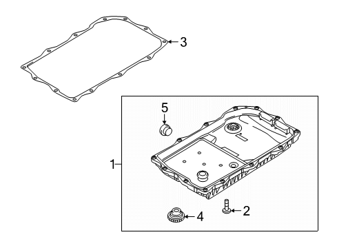 2023 Dodge Durango Transmission Components Diagram 4