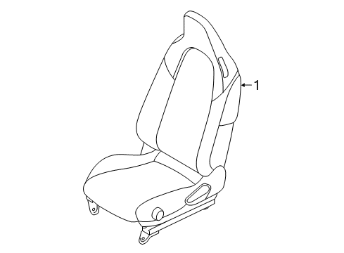 Seat-Front Diagram for 6KH09U0DAA