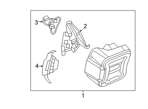 2022 Jeep Wrangler Combination Lamps Diagram 3