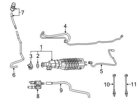 2023 Ram 1500 Emission Components Diagram 3