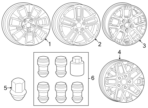 2022 Jeep Wrangler Wheels Diagram 2