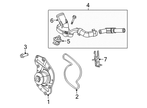 2022 Dodge Challenger Water Pump Diagram 1