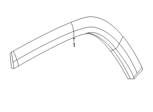 2022 Jeep Grand Cherokee L Exterior Trim - Quarter Panel Diagram