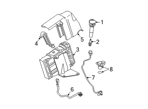 Sensor-Engine Control Knock Diagram for MR985139