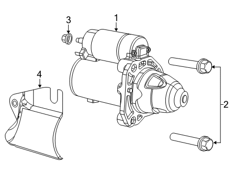 2021 Dodge Challenger Starter Diagram 1