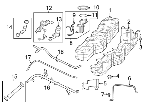 2023 Jeep Gladiator Fuel System Components Diagram 2