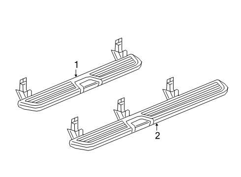 2021 Ram 3500 Running Board Diagram 1