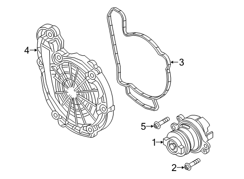 2022 Jeep Renegade Water Pump Diagram