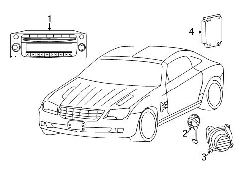 Speaker-TWEETER Diagram for 5097922AB