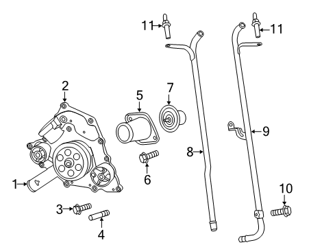 2022 Dodge Charger Water Pump Diagram 2