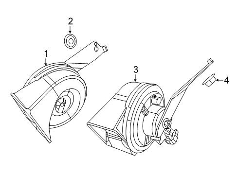 2021 Jeep Renegade Horn Diagram