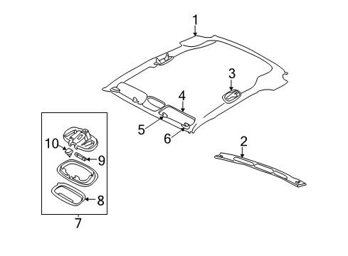 HEADLINER-None Diagram for UY911L2AB