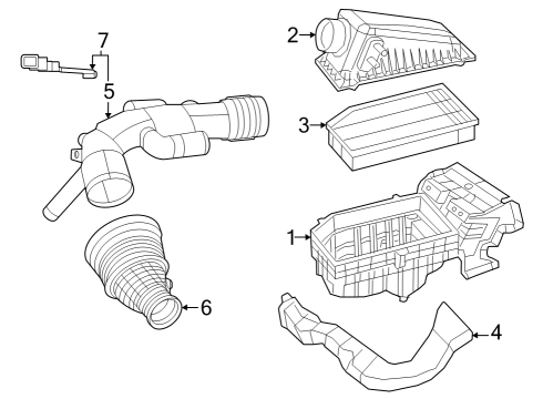 2024 Jeep Wrangler Air Intake Diagram 1