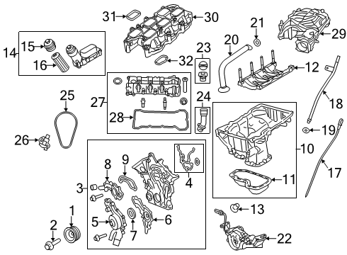 2024 Jeep Wrangler Engine Parts Diagram 2