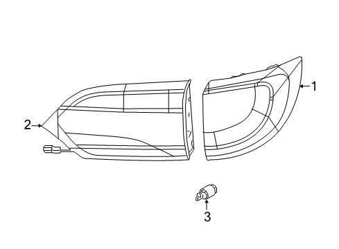 2022 Chrysler Voyager Bulbs Diagram