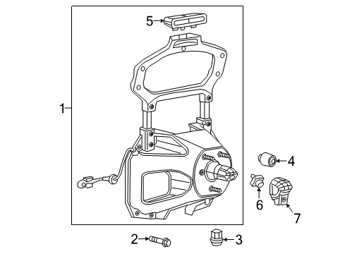 2024 Jeep Wrangler Spare Tire Carrier & Components, Electrical Components Diagram