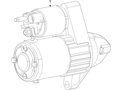 2022 Ram ProMaster City Starter Diagram 2