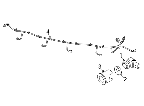 2021 Ram 1500 Classic Parking Aid Diagram 3