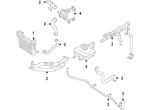 2021 Dodge Charger Cooling System, Radiator, Water Pump, Cooling Fan Diagram 7