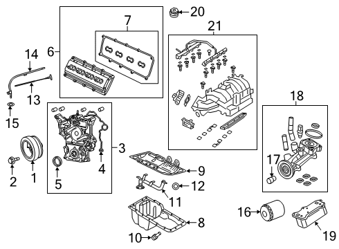 2021 Ram 2500 Engine Parts, Mounts, Cylinder Head & Valves, Camshaft & Timing, Oil Pan, Oil Pump, Crankshaft & Bearings, Pistons, Rings & Bearings, Variable Valve Timing Diagram 1