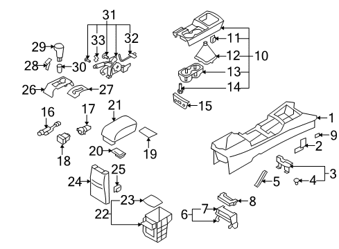 Clip-Trim Mt G Diagram for 847471C000