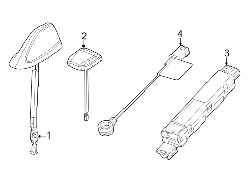 2022 Jeep Grand Cherokee Antenna & Radio Diagram