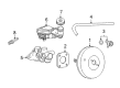 Diagram for Jeep Compass Brake Master Cylinder - 68347156AE