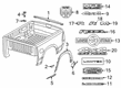 Diagram for Mopar Mud Flaps - 82215490AD