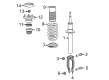 Diagram for 2021 Dodge Challenger Shock Absorber - 68531069AB
