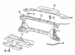 Diagram for Ram Radiator Support - 68453036AC
