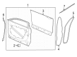 Diagram for 2023 Dodge Hornet Door Seal - 68607074AA