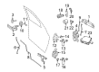 Diagram for Mopar Door Hinge - 68058519AC