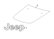 Diagram for Jeep Compass Emblem - 68578430AA