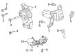Diagram for 2024 Ram 1500 Engine Mount Bracket - 5038877AB