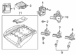 Diagram for 2022 Ram 1500 Air Bag - 6YA051X7AB
