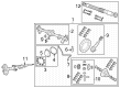 Diagram for Jeep Gladiator Axle Shaft - 68382824AL