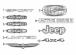 Diagram for 2022 Jeep Cherokee Emblem - 68540202AB