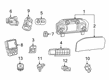 Diagram for 2021 Ram 3500 Instrument Cluster - 68492676AD