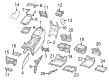 Diagram for 2023 Jeep Grand Cherokee Armrest - 7GX64BDQAA