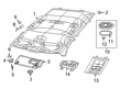 Diagram for 2022 Ram 3500 Dome Light - 7KX201X7AA