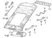 Diagram for 2021 Jeep Grand Cherokee L Sun Visor - 6MN45TX7AF