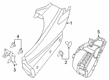 Diagram for 2023 Ram ProMaster 2500 Fender - 68324626AA
