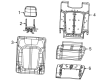 Diagram for 2023 Jeep Grand Cherokee L Seat Cushion - 68459490AD