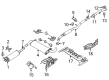 Diagram for Ram ProMaster 1500 Exhaust Pipe - 68504629AB