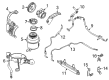 Diagram for Ram Power Steering Hose - 68615457AA